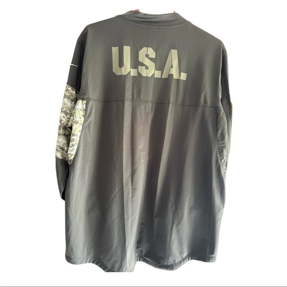 Nike Olive and Camouflage Men's Jacket - Picture 2 of 9